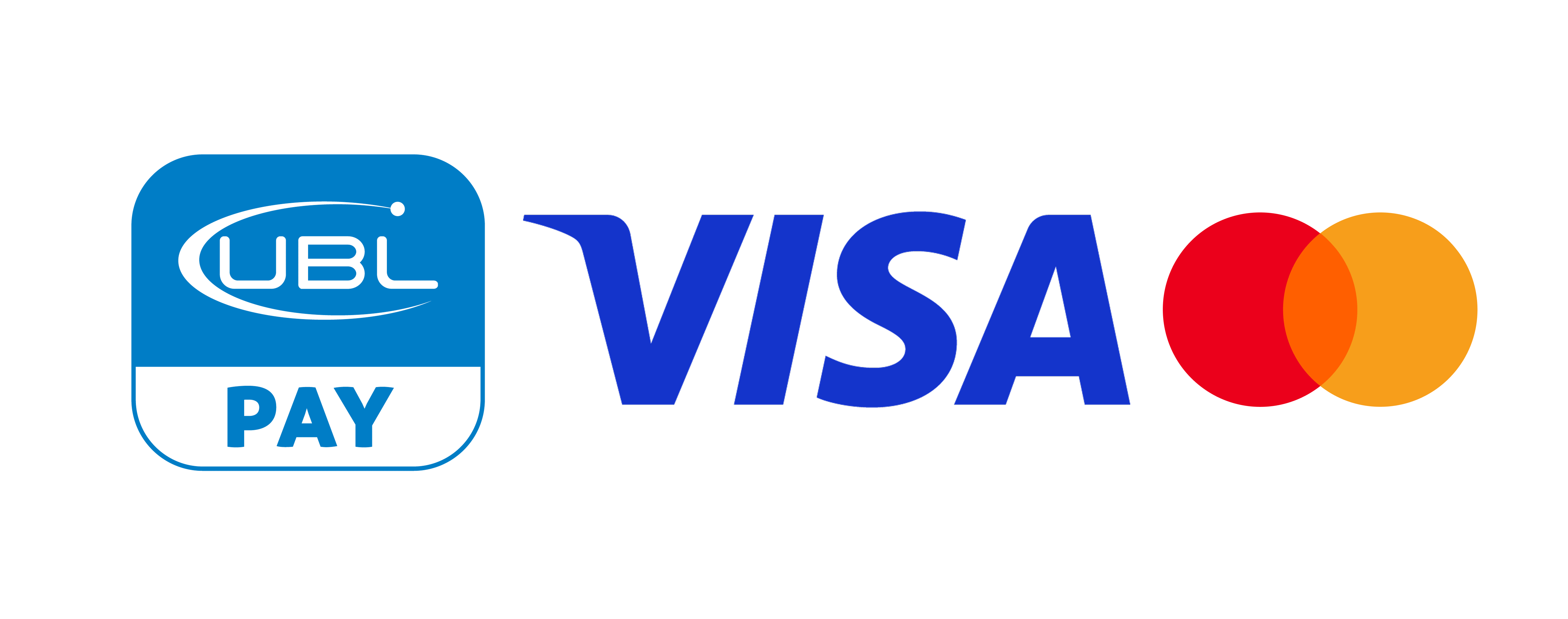 UBL Pay, Visa and Mastercard accepted